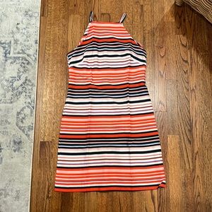 Linen Tommy Hilfiger High Neck Dress